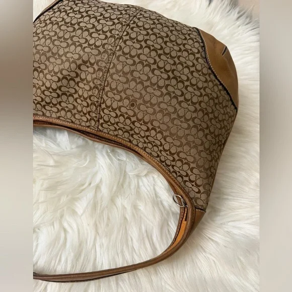 Vintage Coach 6617 Ergo Mini Signature C Shoulder Hobo Bag - Picture 8 of 11